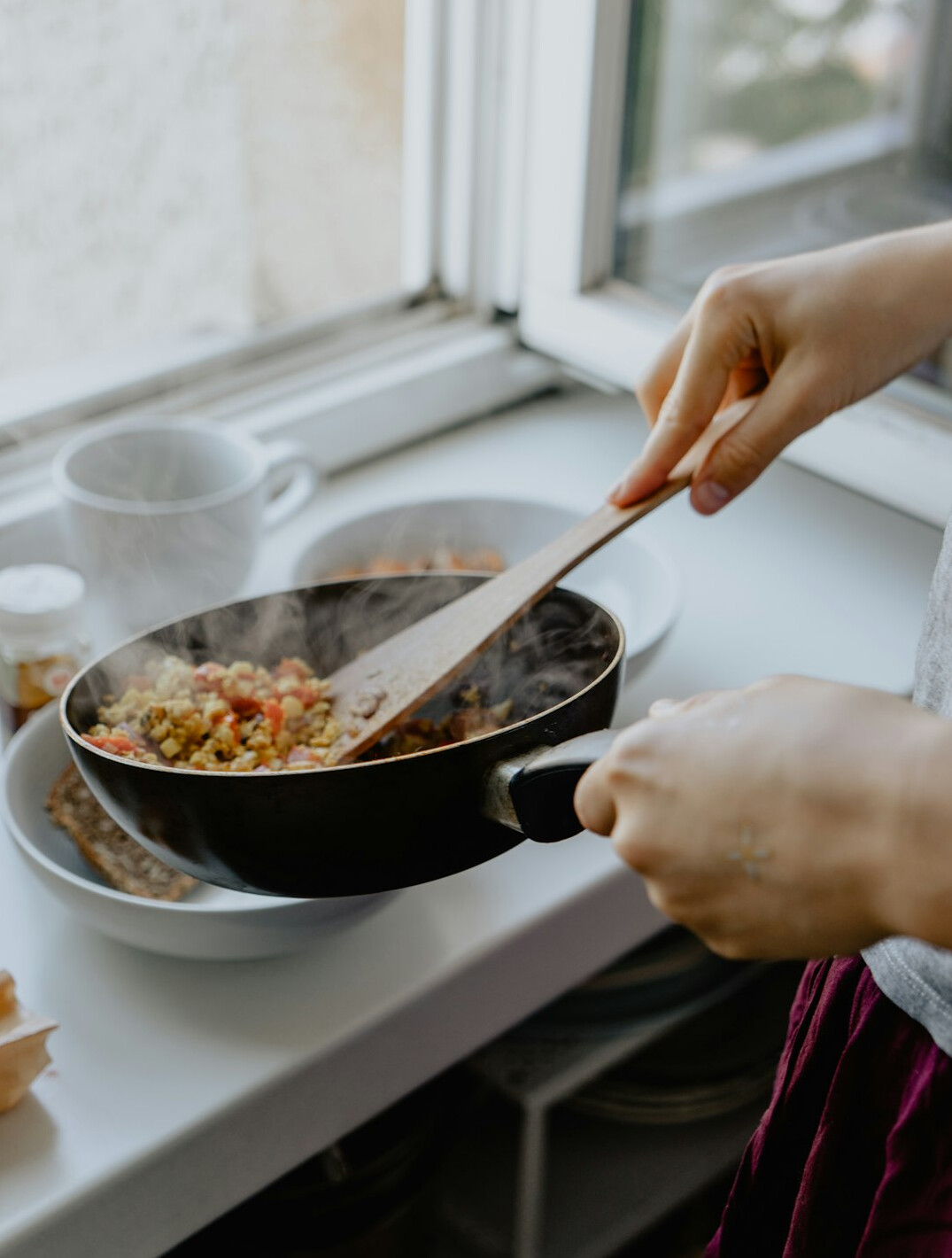 home cooked meal preparation